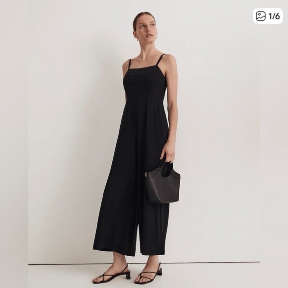 Madewell Pants - Madewell Black Strappy Jumpsuit